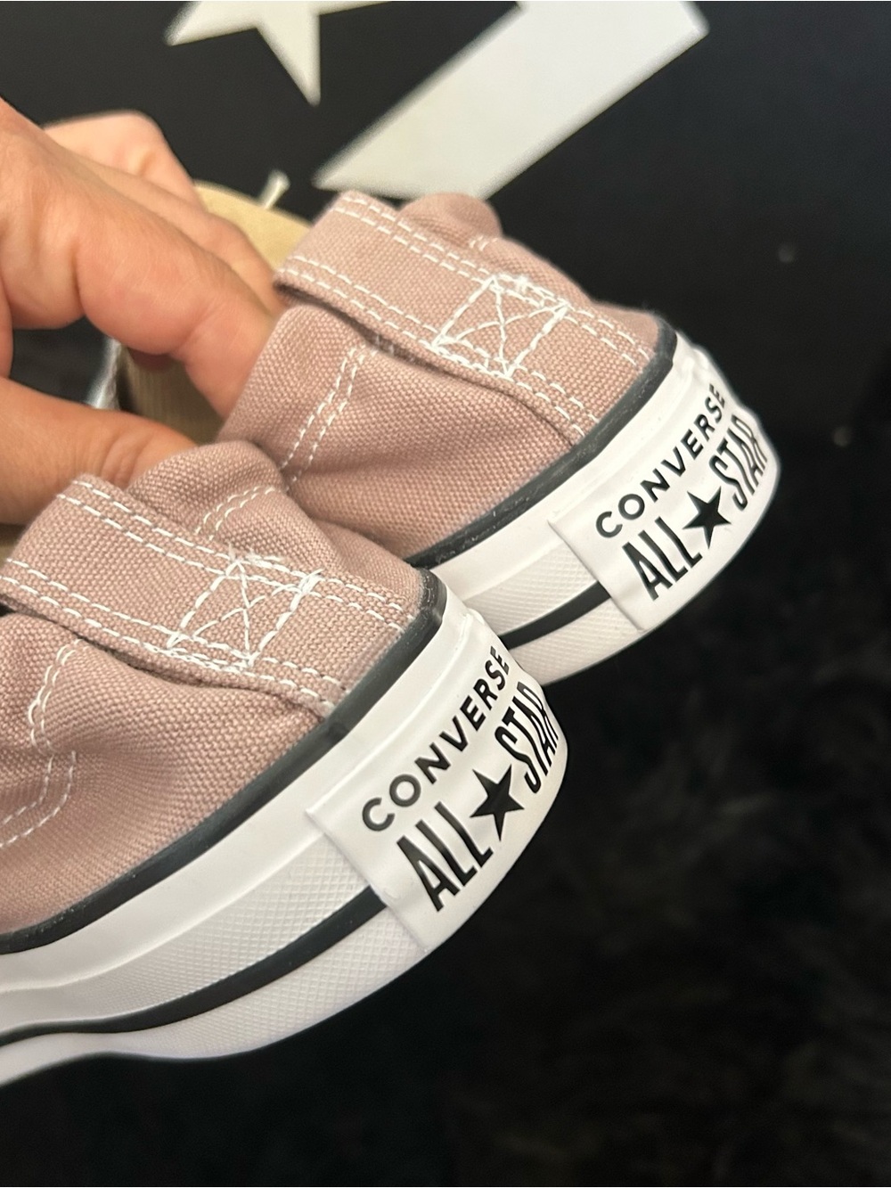 CONVERSE all Star shoreline canvas slip on shoes sneakers women’s 8 new - Picture 4 of 7